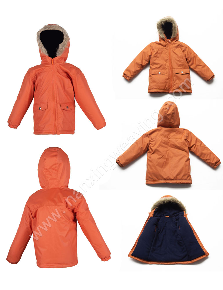  Kids Mid Long Puffer Jacket 