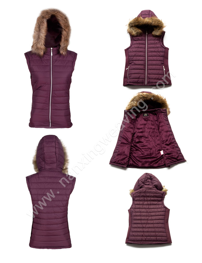 Ladies Red Color Hood Coats