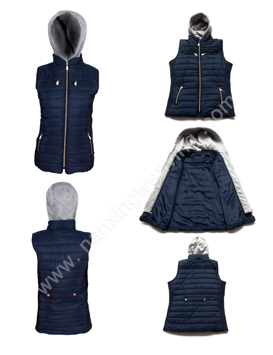 Navy Longline Jacket Women's