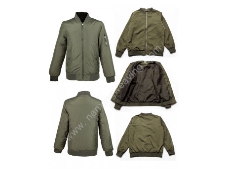 Olive Green Baseball Coats