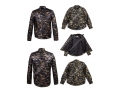 Camouflage LongSleeve Leather Shirt For Men 