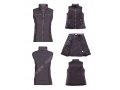 Ladies Padded Jacket Vest With Zipper 