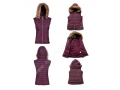 Ladies Red Color Hood Coats 
