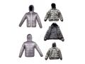 100% Nylon Cire Coating Shinny Winter Short Puffer Jacket For Kids 