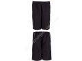 Mesh lining Black Men Microfiber Polyester Sports Shorts 