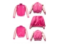 Birds Embroidered Young Girls  Baseball Uniform Coat 