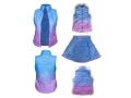 Gradual Color Girls  Winter Jacket  Vest 